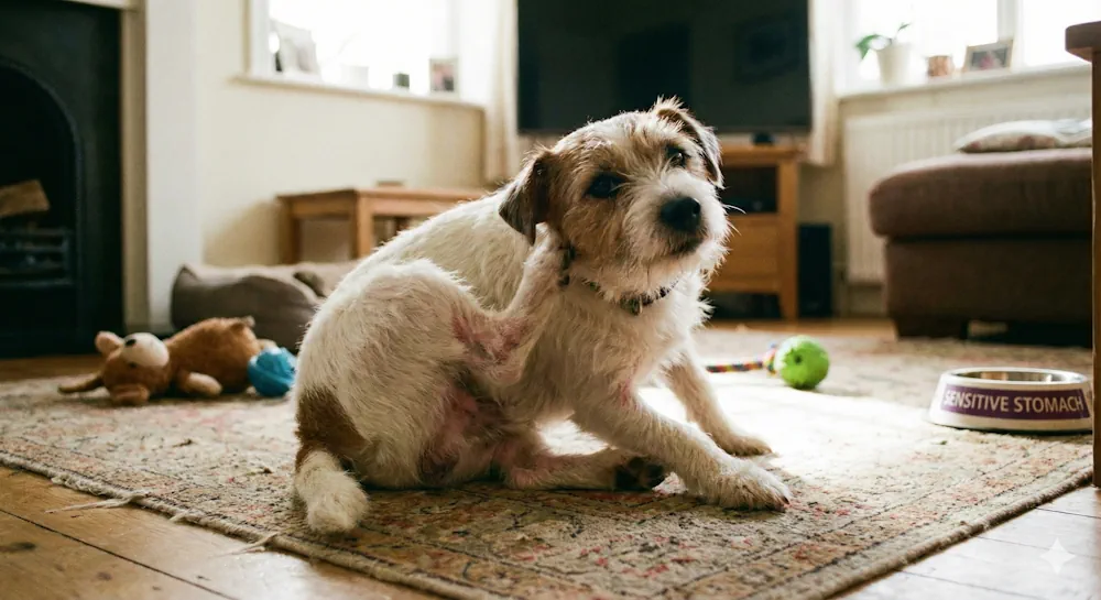 אלרגיה למזון אצל כלבים